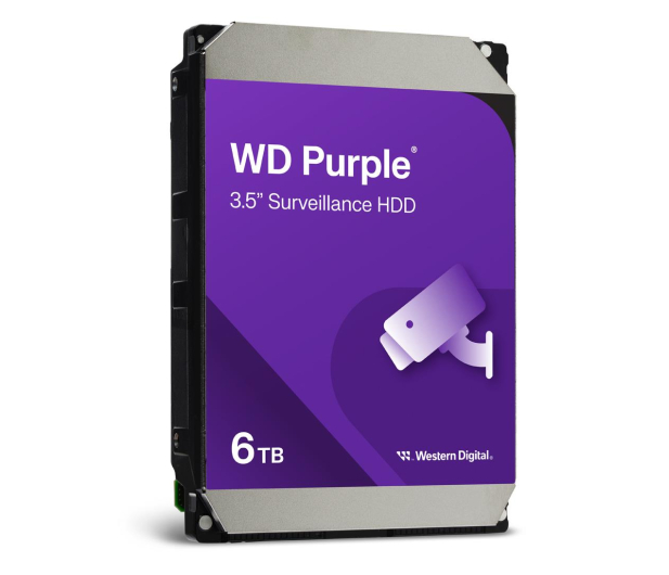 WD Purple 6TB SATA 3,5" 256MB 5400RPM WD64PURZ - 1160894 - zdjęcie 3